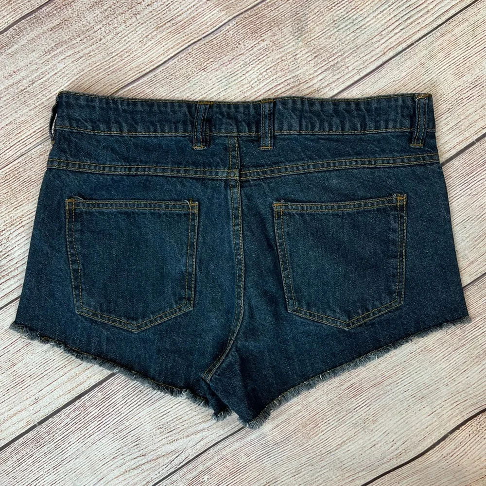 Zara Distressed Denim Cutoffs